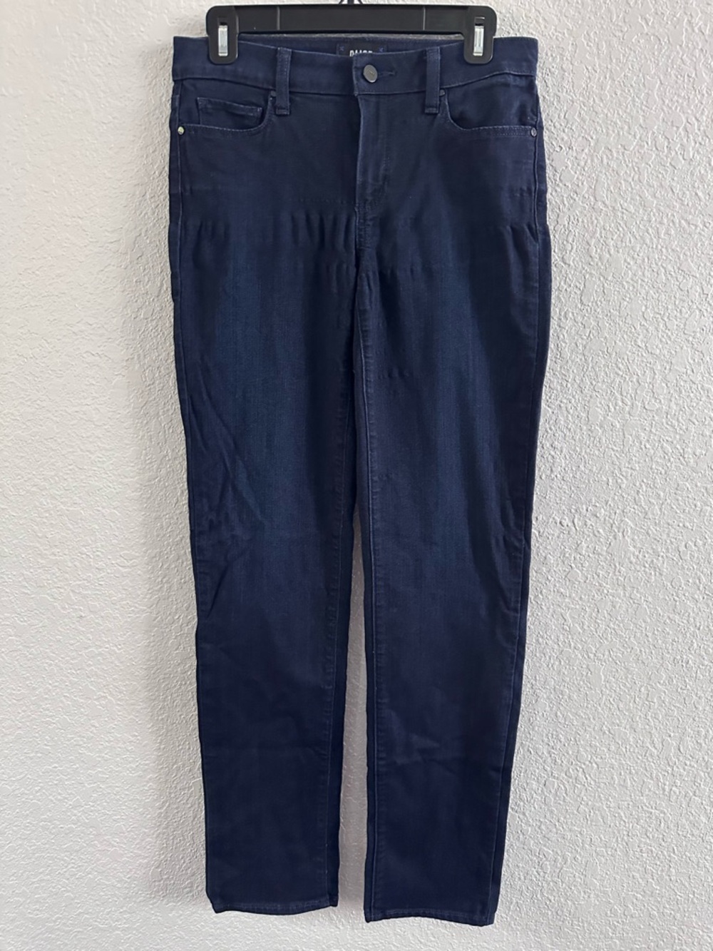 PAIGE Skyline Bootcut Jeans Size 27 Dark Wash Mid Rise Stretch Soft Denim